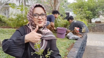 Akibat Sering Diganggu "Si Monyong", Marissa Haque Sampai Bagikan Cerita Tanam Pohon Penangkal Jin Bidara Cina di Halaman Rumahnya