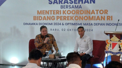 Airlangga Hartarto Bertemu Anindya Bakrie di Menara Kadin, Ternyata Ini yang Dibahas...