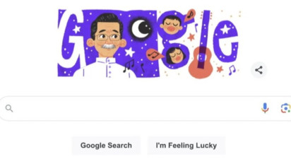 Google Doodle Rayakan 94 Tahun AT Mahmud, Pencipta Lagu Cicak di Dinding hingga Ambilkan Bulan Bu