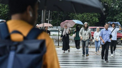 Hati-hati, BMKG Prakirakan Semua Wilayah Jakarta Hujan Siang Nanti