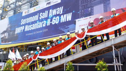PT PAL Indonesia Laksanakan Sail Away BMPP Nusantara-2 Berkapasitas 60 MW