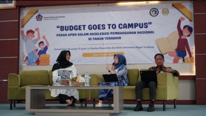Kementerian Keuangan dan Program Studi S1 Ekonomi FEB UNESA Gelar Kegiatan “Budget Goes to Campus”
