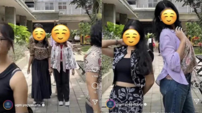 Curi Perhatian Publik! Saat Peringatan Hari Batik, Mahasiswi UGM Pakai Baju Batik Crop Top