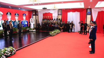 Pemberian Tanda Kehormatan Bintang Bhayangkara Utama (BBU) Wujud Komitmen Kokohnya Sinergisitas TNI-Polri Selama Ini