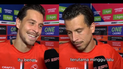 Momen Unik Thom Haye yang Sumringah ketika Bahas Kesiapannya Bela Timnas Indonesia, Kembali Pasang Raut Datar saat Media Belanda Bahas Almere City
