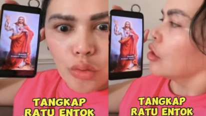 Viral! Video Suruh Yesus Potong Rambut, Selebgram Medan Ratu Entok Dilaporkan ke Polda Sumut