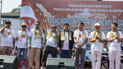 Duh, Deklarasi Damai Bawaslu Jabar Hanya Dihadiri Tiga Kontestan, Syaikhu-Ilham Hingga Acep-Gita Tak Hadir