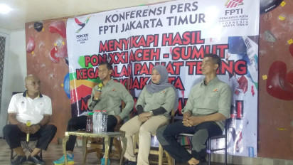 Tim Panjat Tebing Gagal Raih Medali di PON XXI/2024 Aceh-Sumut, FPTI Jakarta Timur Minta Maaf