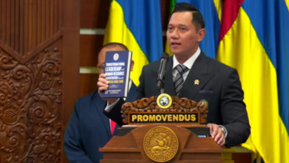 AHY Ujian Terbuka Doktoral di Unair Hari Ini, Persentasikan Hasil Disertasi Tentang Kepemimpinan  Indonesia Emas