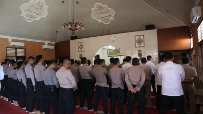 Polres Boyolali Gelar Salat Gaib dan Doa Bersama atas Berpulangnya Kapolres Boyolali AKBP Muhammad Yoga