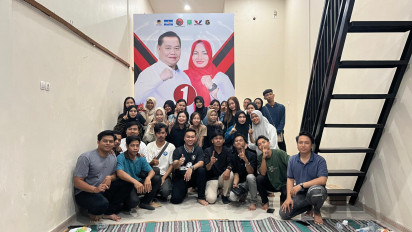 Puluhan Anak Muda Daftar Jadi Relawan Muda Halikinnor-Irawati: Kami Yakin Bawa Aspirasi untuk Anak Muda
