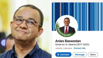 Disebut Pengangguran, Kelakar Anies Baswedan Bagikan Foto LinkedIn sedang Cari Kerja, Netizen: Wah Saingan