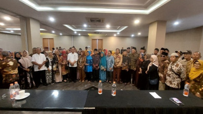 Keluarga PP Polri Kebumen Beri Dukungan kepada Arif-Rista