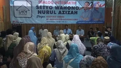 Dialog Interaktif Bersama UMKM Bojonegoro, Cabup Wahono Janji Tingkatkan Pemasaran dan SDM