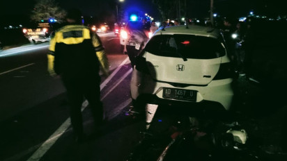 Adu Banteng Honda Brio Vs Honda Mobilio di Wonogiri, 4 Korban Luka-luka