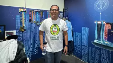 Ketua Umum Persikotas FC Tasikmalaya, Ecep Suwardaniyasa Muslimin.