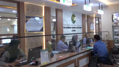 Hakim Aksi Cuti Bersama Pelayanan Terpadu Satu Pintu di Pengadilan Negeri Tetap Berjalan