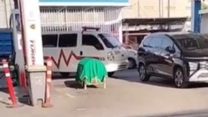 Geger di Medsos, Tak Boleh Isi Bensin Ambulance Bawa Jenazah Turunkan Keranda di SPBU Semarang