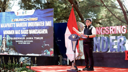 Majapahit's Warrior Underwater, Ikon Wisata Baru Gabungkan Keindahan Laut dan Megahnya Diorama Budaya