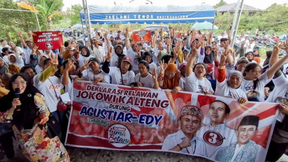 Relawan Jokowi Kalteng Konkret Nyatakan Dukungan Untuk Agustiar-Edy