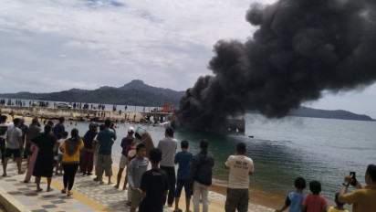 Detik-detik Cagub Maluku Utara Benny Laos Meninggal Akibat Speedboat Meledak dan Terbakar di Laut
