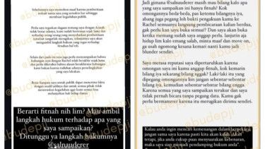 Salim Nauderer Muncul Bantah Selingkuh dengan Azizah, Sosok Ini Tantang Mantan Pacar Rachel Vennya ke Ranah Hukum