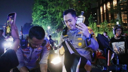 Kerap Dijadikan Lokasi Balap Liar, Polisi Razia Puluhan Motor di Sepanjang Jalan Sudirman hingga Temukan Miras