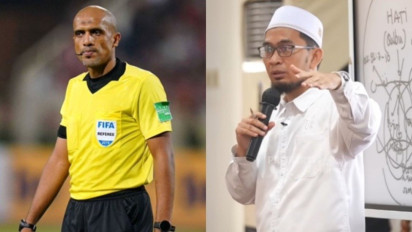 Wasit Ahmed Al Kaf Rugikan Timnas Indonesia Kontra Bahrain Punya Tanda Hitam di Jidat, Ustaz Adi Hidayat Ledek Bukan Rajin Shalat
