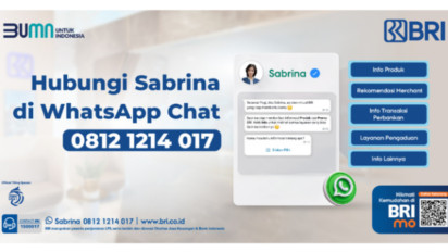 Tanya Sabrina BRI: Asisten Virtual Pintar untuk Cari ATM Terdekat, Promo, hingga Berbagai Layanan BRI