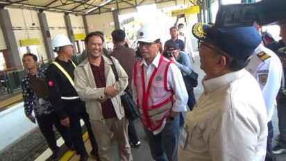Menhub RI Tinjau Proyek Beautifikasi Stasiun Klaten