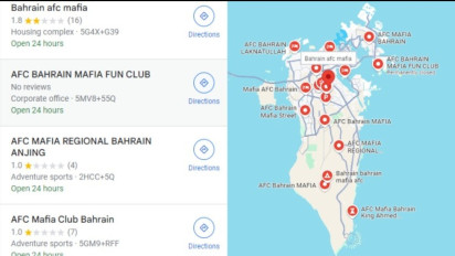 Amukan Warganet Belum Mereda, Google Maps Negara Bahrain Jadi Sasaran, Berubah Nama Menjadi AFC Mafia Usai Rugikan Timnas Indonesia