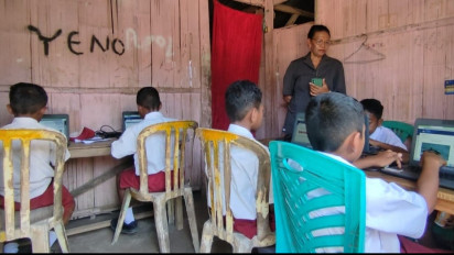 Jaringan Lelet Hambat Ujian ANBK, Siswa SD di Pedalaman Sikka Harus Tempuh Perjalanan 30 Kilometer ke Kota