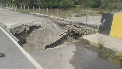 7 Jembatan di Aceh Tenggara Terancam Putus Akibat Diterjang Banjir