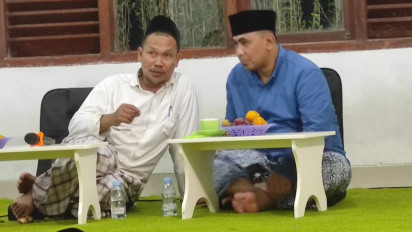 Cawagub Jateng Taj Yasin Sowan ke Rumah Gus Baha di Rembang, Ini yang Mereka Bahas