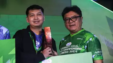 Insan Pegadaian Rama Andika Prasetya mewakili Pegadaian berjaya di Grand Final Microsoft Excel World Championship Indonesia (MEWCI) 2024.