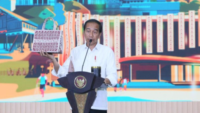 Bandingkan dengan Chanel dan Louis Vuitton, Jokowi Prihatin Tas Anyaman Anak Aceh Dijual Hanya Segini: Saya Agak Sedih