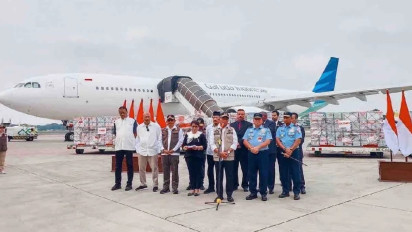 Garuda Indonesia Terbangkan 28 Ton Bantuan Kemanusiaan ke Sudan, Yaman dan Palestina