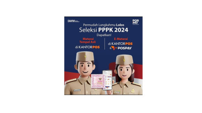 Persiapkan Berkas PPPK 2024 dengan Meterai Sah, Tersedia di Kantor Pos & Pospay