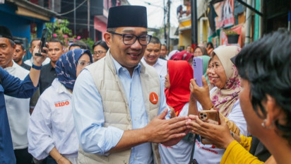 Ridwan Kamil Sampaikan Kabar Gembira ke Semua Warga Kampung Bayam