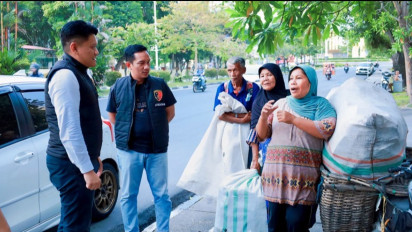 Tak Pandang Bulu, Polda Riau Temui Pemulung untuk Cooling System Jelang Pilkada Serentak 2024