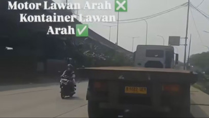 Viral Rekaman Detik-detik Truk Kontainer Ugal-ugalan di Tanjung Priok, Polisi Bilang Begini