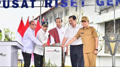 Jokowi Resmikan Gedung Pusat Riset Genomik Pertanian di Kabupaten Humbahas