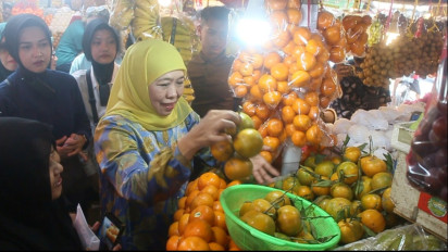 Cagub Jatim Nomor Urut 02 Khofifah Indar Parawansa Dorong Peningkatan Kualitas Produk Buah Lokal