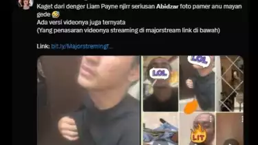 Foto viral abidzar pamer kelamin