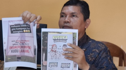 Alat Peraga Kampanye Dirusak, Kuasa Hukum Paslon Kustini-Sukamto Mengadu ke Bawaslu Sleman