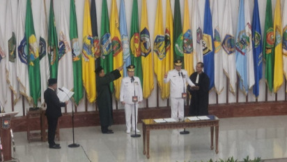 Teguh Setyabudi Resmi Dilantik Jadi Pj Gubernur Jakarta: Demi Allah Saya Bersumpah Penuhi Kewajiban...