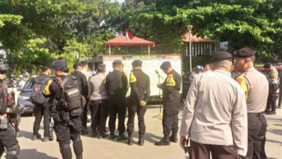 Kepolisian Kerahkan 1.929 Personel untuk Amankan Demo di Kawasan Patung Kuda