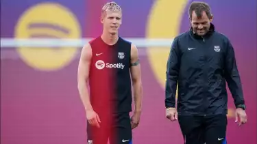 Dani Olmo kembali berlatih dengan Barcelona jelang hadapi Sevilla