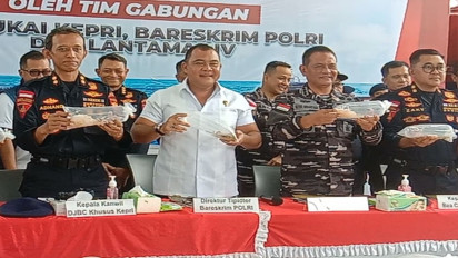 Benih Lobster Senilai Rp 23,8 Miliar Berhadil Digagalkan di Karimun Kepulauan Riau