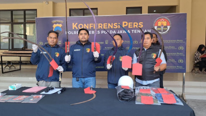 Pelaku Video Viral Tawuran ABG Bercelurit Panjang di Brebes Diciduk Polisi